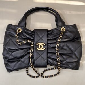 Chanel Butterfly Bow Lambskin Handbag