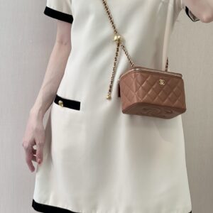 Chanel Gold Ball Box Crossbody Bag