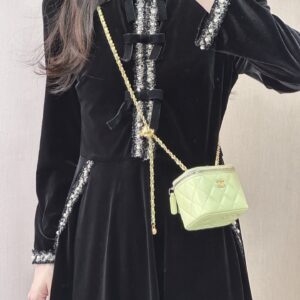 Chanel Gold Ball Box Crossbody Bag