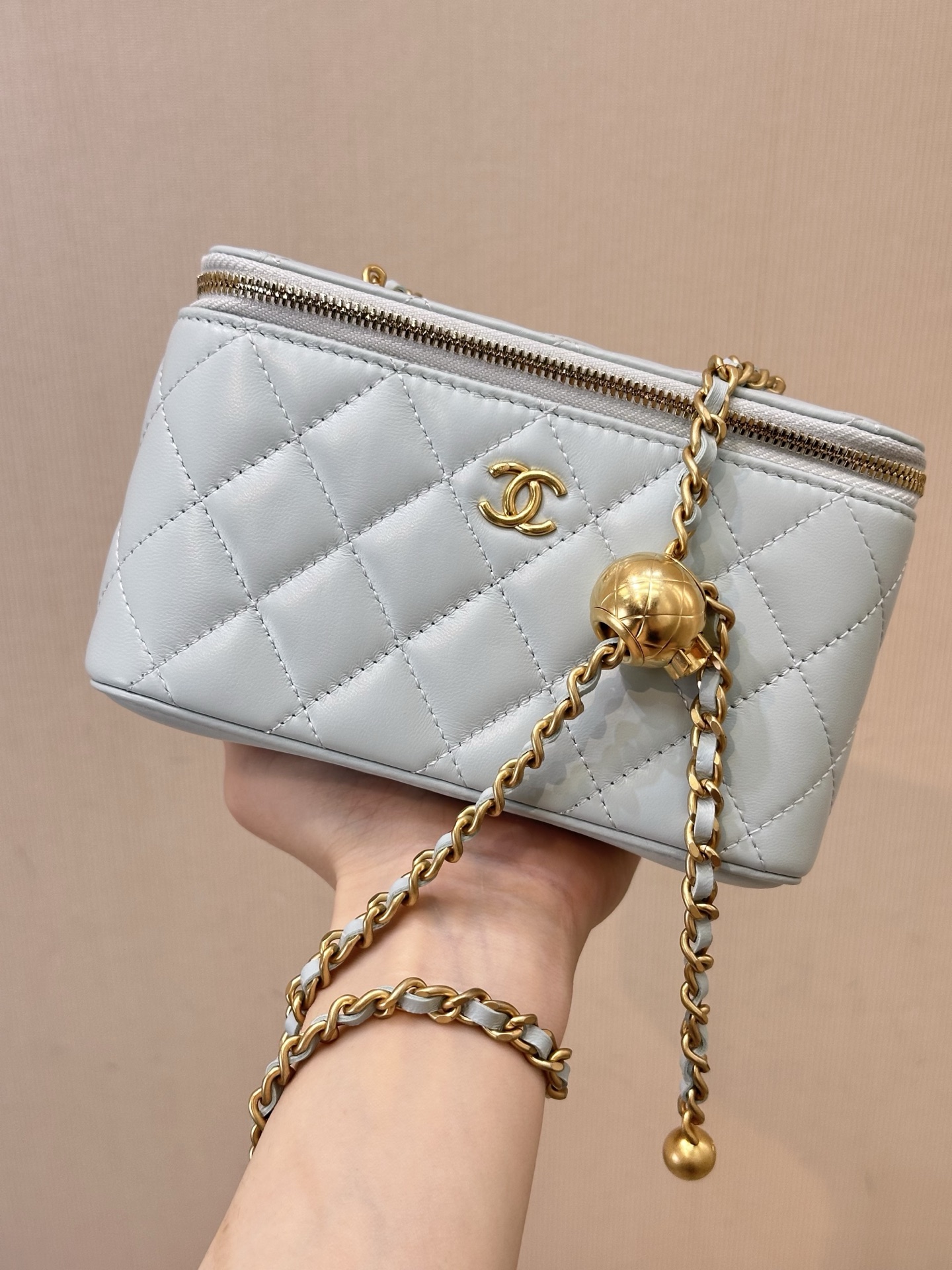 Chanel Gold Ball Box Crossbody Bag