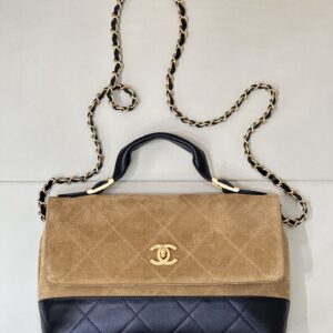 Chanel Deer Leather Messenger Bag
