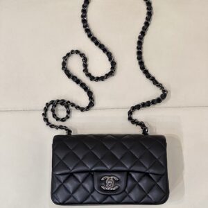 Chanel CF Style Lambskin Crossbody Bag