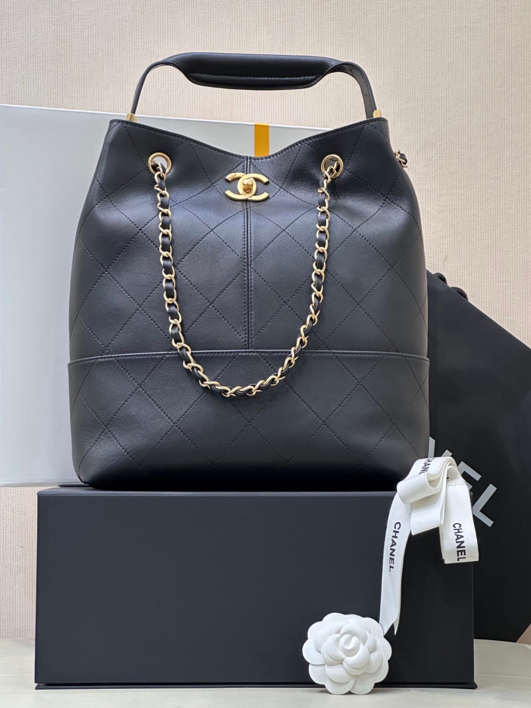 Chanel 25A Leather Handbag 5636