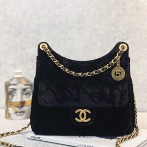 Chanel 23 Velvet Hobo Shoulder Bag