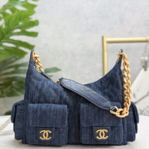 Chanel 25C Denim Hobo Bag