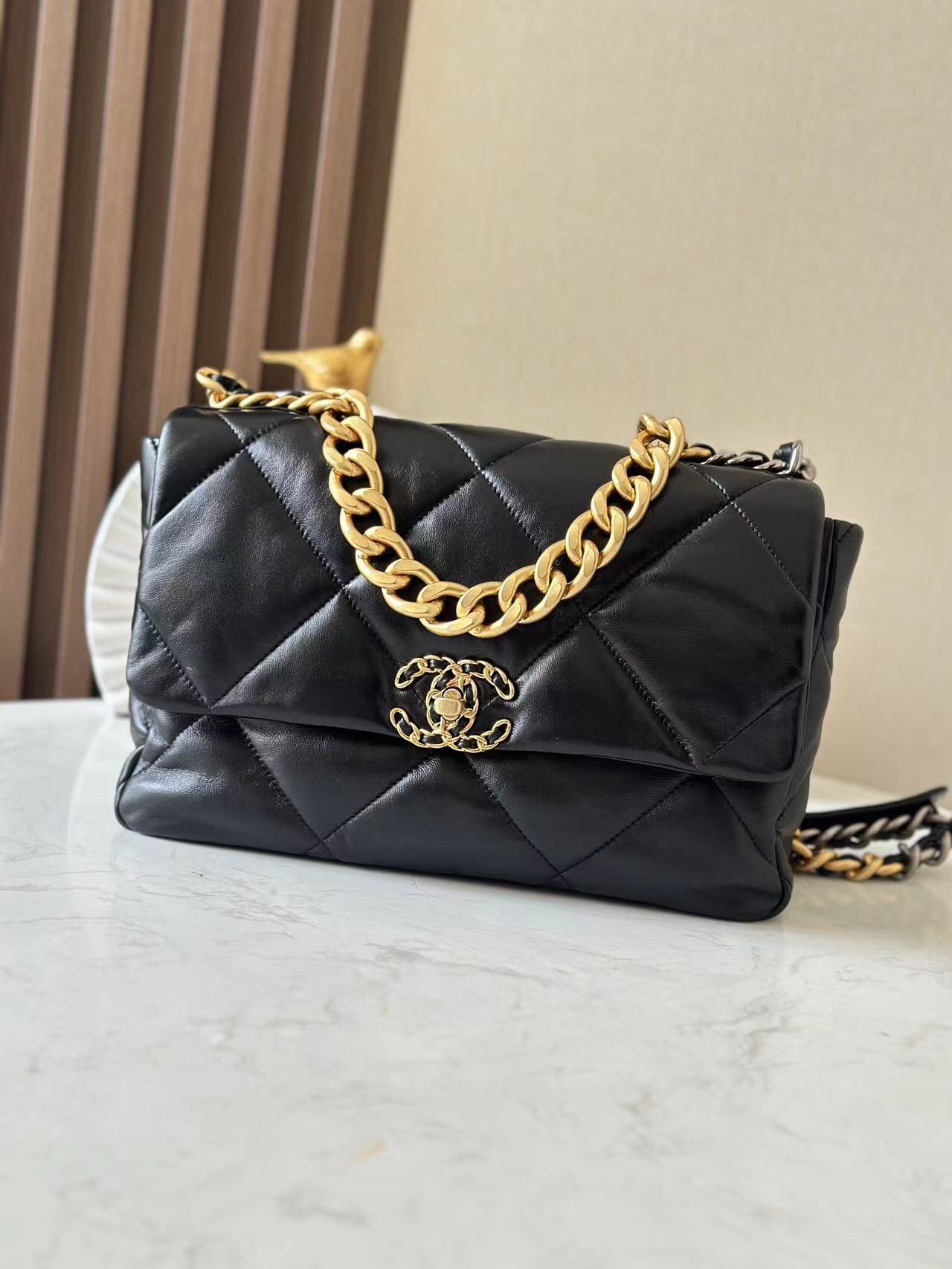 Chanel 19 Lambskin Flap Bag