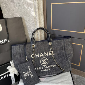 Chanel Classic Travel Shopping Tote Bag
