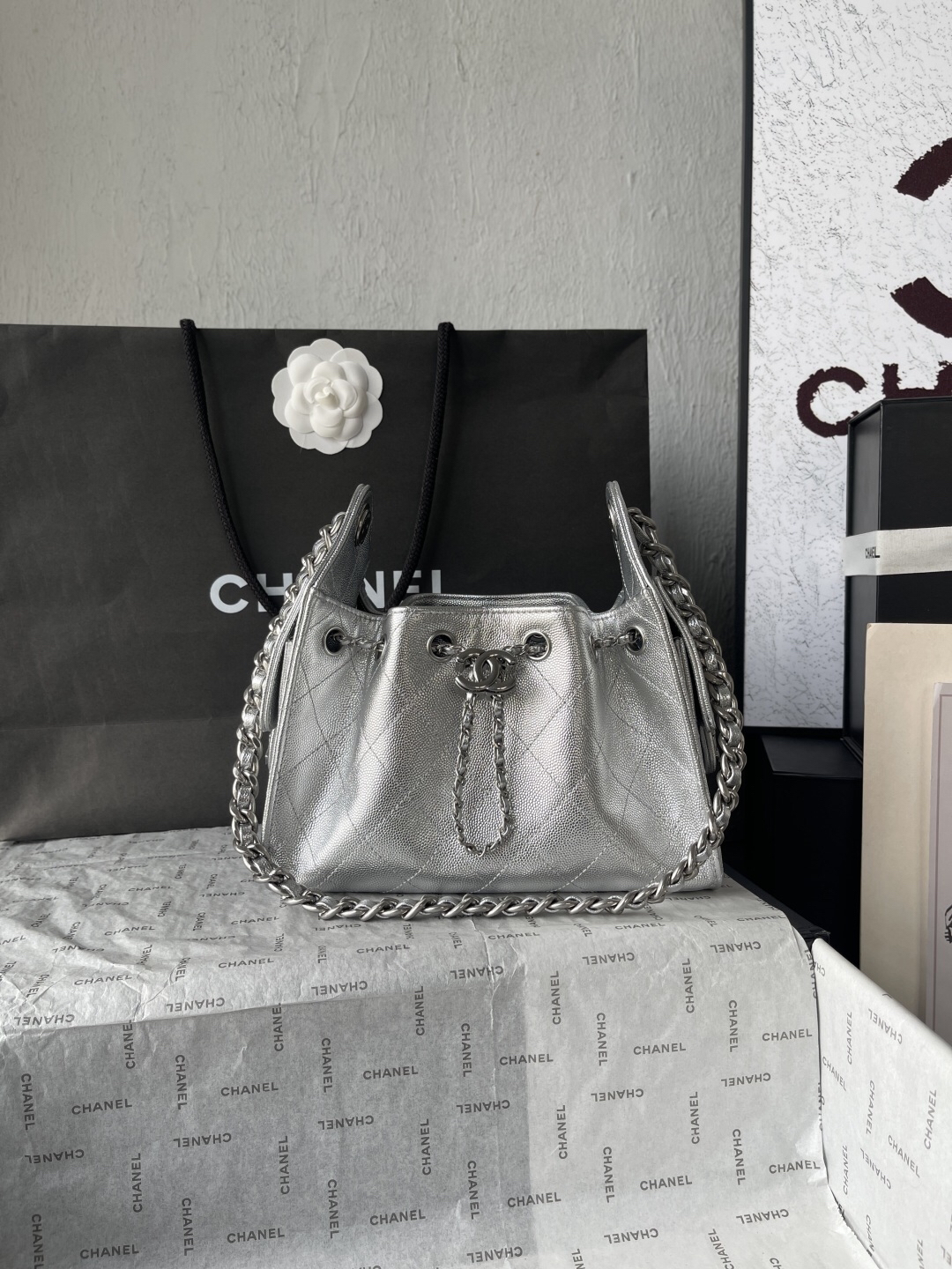 Chanel 25S Spring/Summer Mini Hobo Bucket Bag