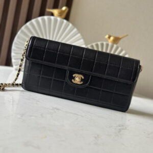 Vintage Chanel Lambskin Shoulder Bag in Milk Tea Beige
