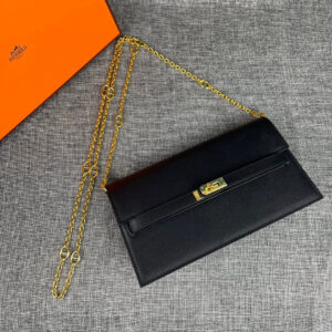 Hermès Kelly Palm-Print Leather Crossbody Bag