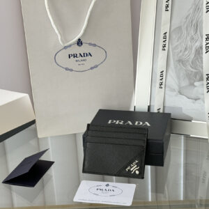 Prada Saffiano Leather Card Holder