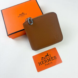 Hermès Silk’in Zip Wallet in Calfskin
