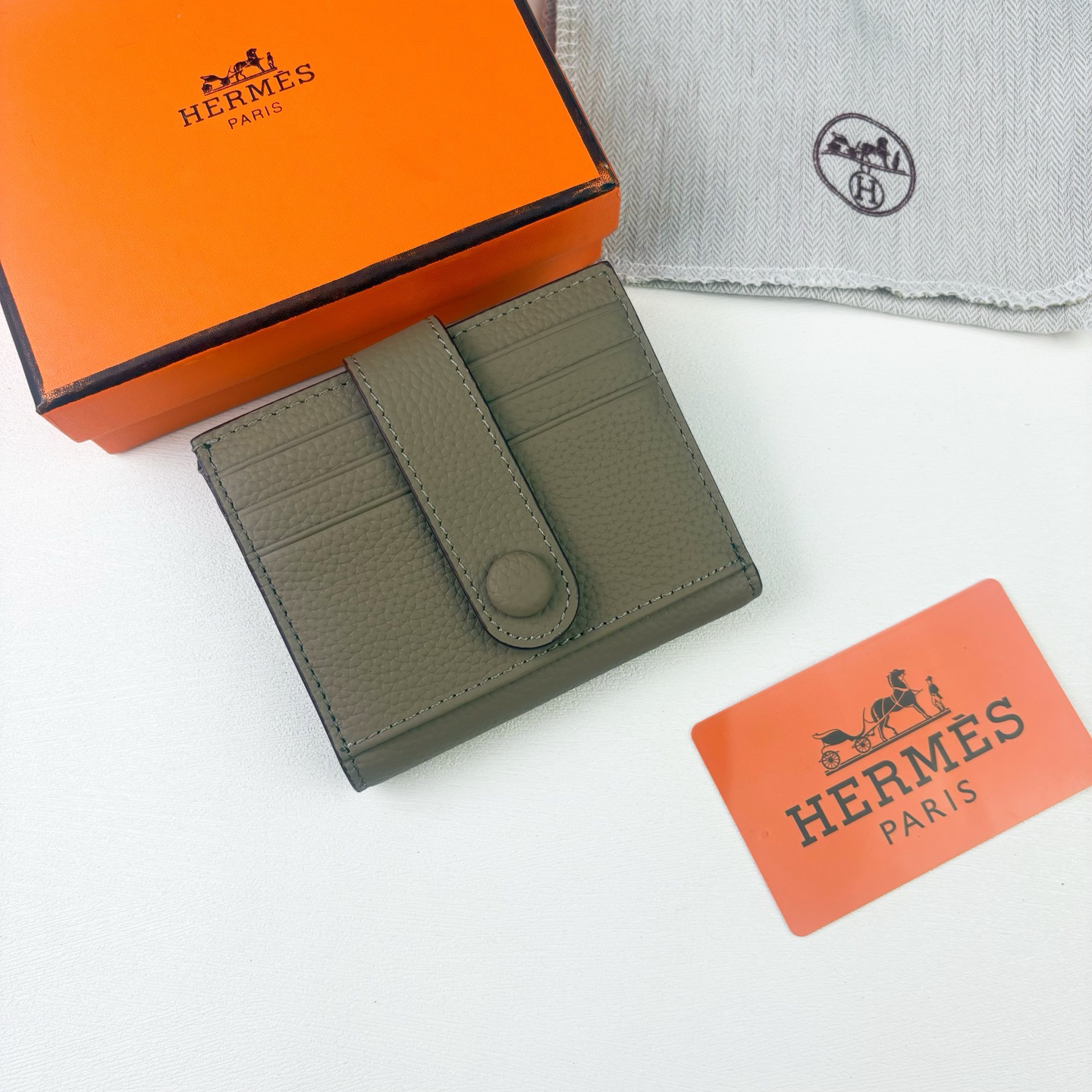 Hermès Bearn Togo Leather Wallet