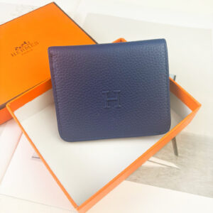 Hermès Silk’in Togo Leather Wallet