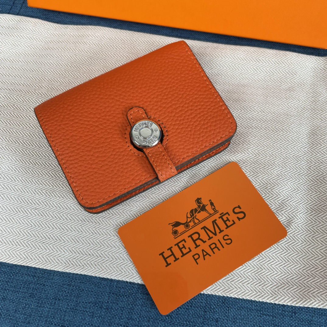 Hermès Togo Leather Card Holder