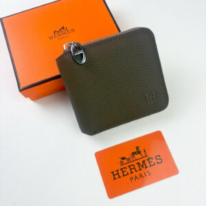Hermès Silk’in Leather Wallet
