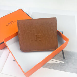 Hermès Silk’in Togo Leather Women’s Wallet