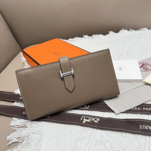 Hermès Togo Calfskin Vertical Zip Wallet