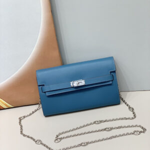 Hermes Kelly WOC Palm-Grain Leather Mini Bag