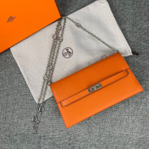 Hermès Kelly Leather Shoulder Crossbody Bag