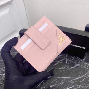 Prada Leather Compact Wallet LM215