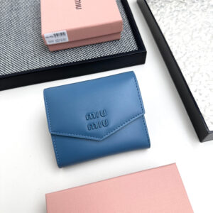 Miu Miu Trifold Leather Wallet