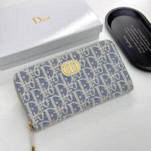 Dior Oblique Long Zipper Wallet
