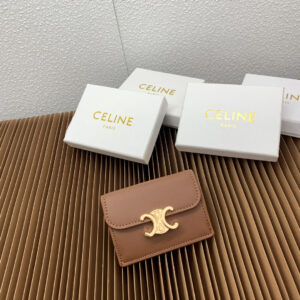 CELINE Triomphe Canvas Card Holder