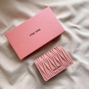 Miu Miu Lambskin Multifunction Small Wallet