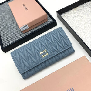 Miu Miu Lambskin Zip Coin Purse
