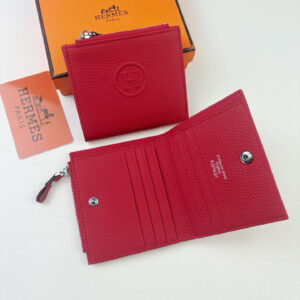 Hermes Silk’in Togo Leather Women’s Wallet