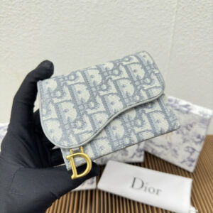 Dior Saddle 5-Slot Card Holder