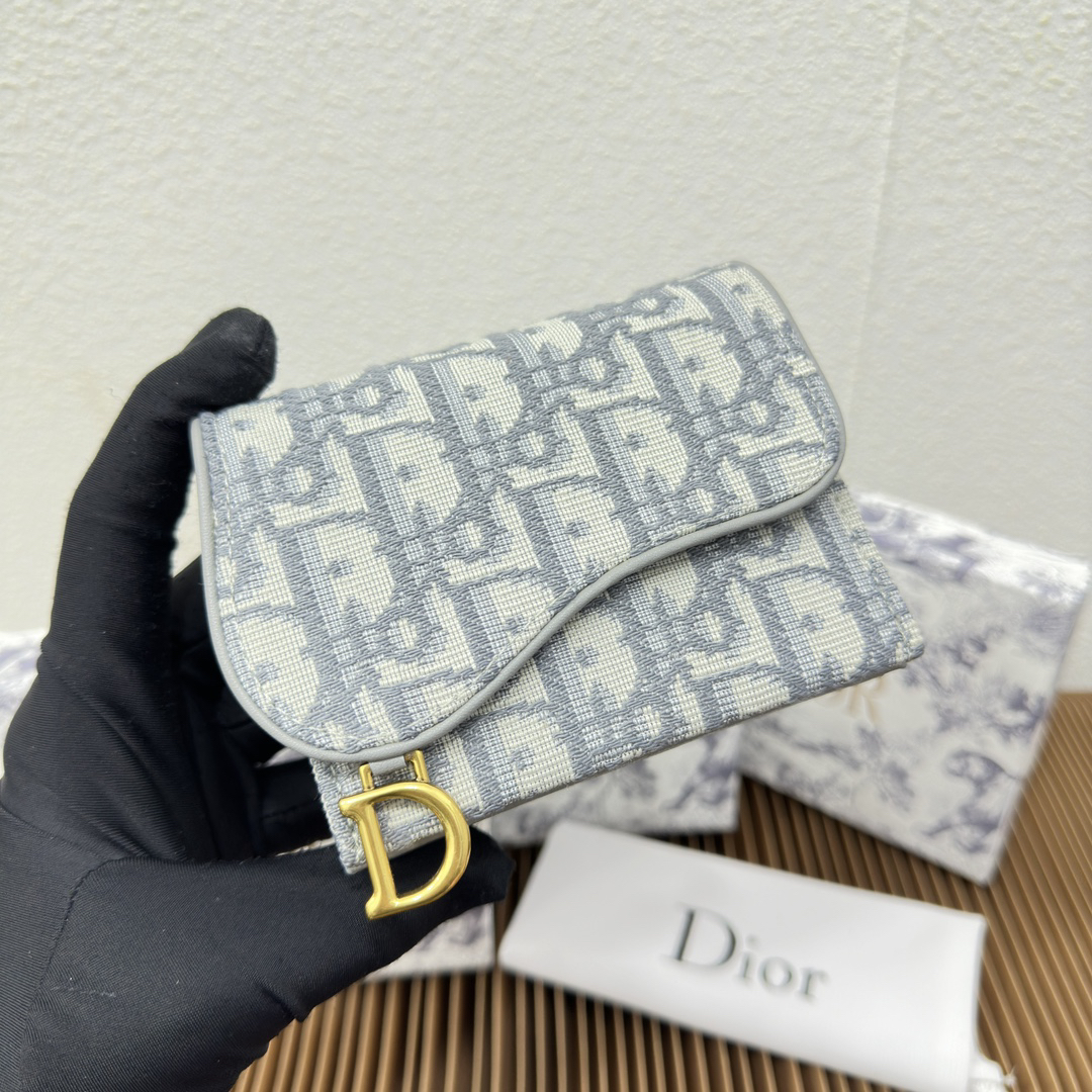 Dior Saddle 5-Slot Card Holder