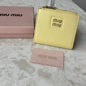 Miu Miu Slim Leather Wallet