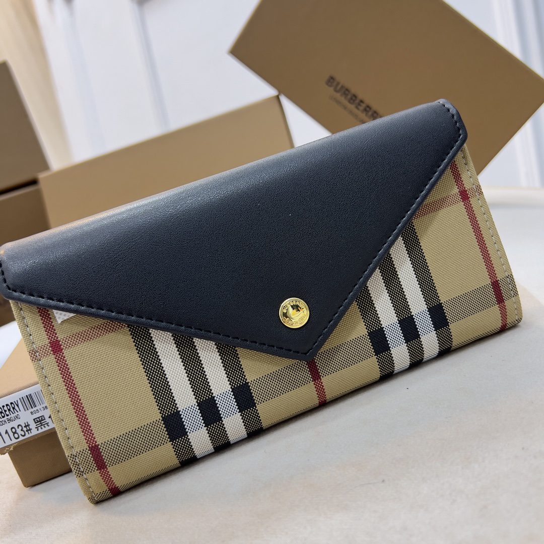 Burberry Vintage Check Long Wallet