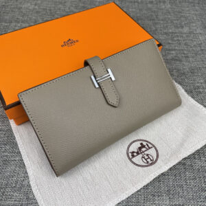 Hermès Empson Leather Long Wallet