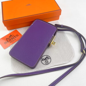 Hermes Hac a Box Tadelakt Calfskin Phone Case