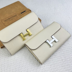Hermès Constance Leather Wallet Clutch
