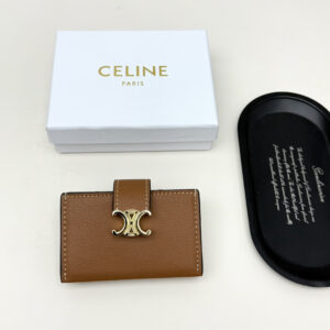 Celine 794 Leather Accordion Card Holder