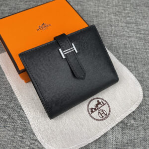 Hermès 5120 Palm-Grain Leather Vertical Wallet