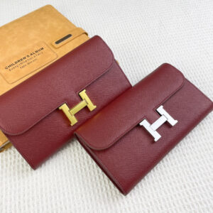 Hermès Constance Leather Wallet Clutch