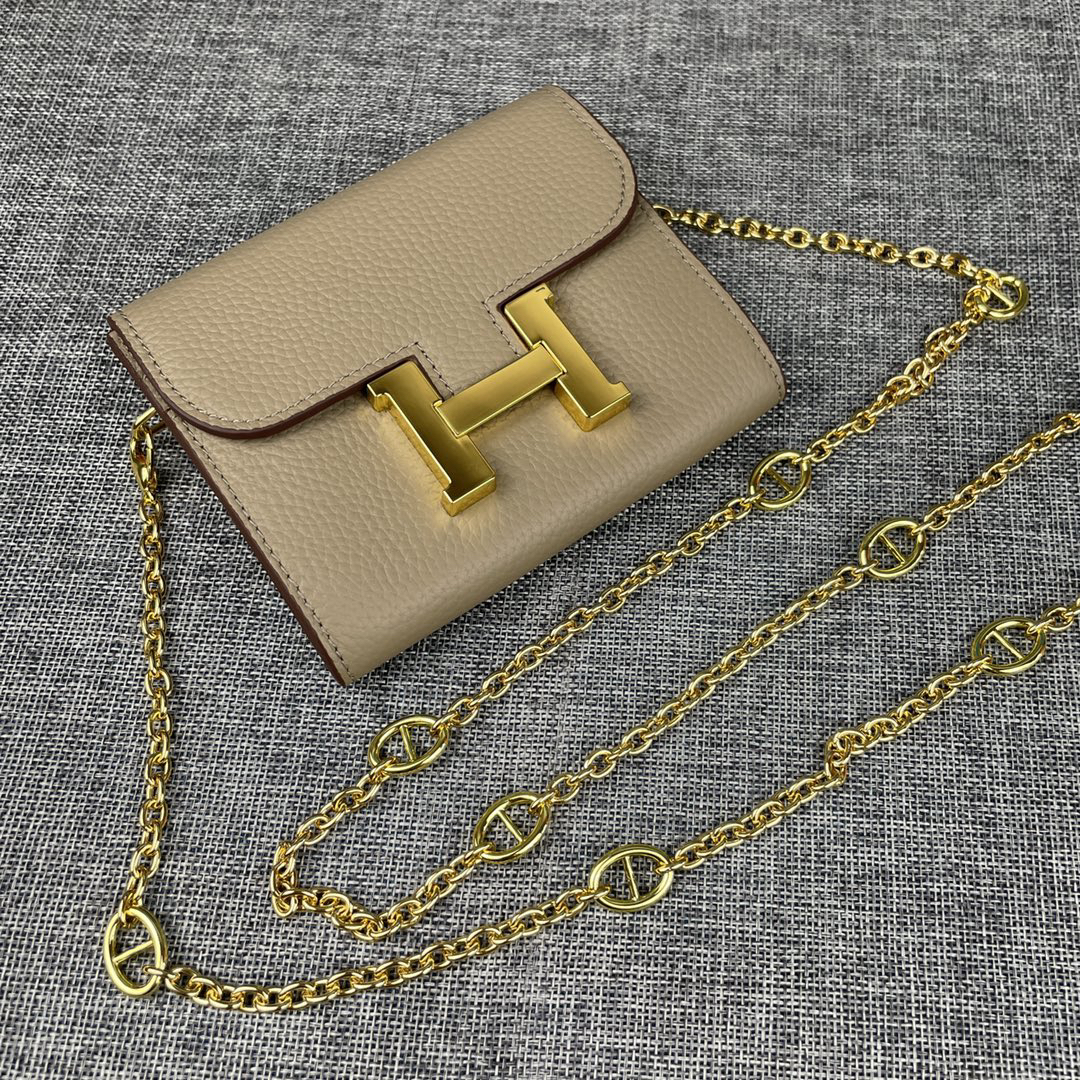 Hermès Constance Mini Shoulder Bag in Togo Calfskin