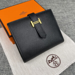 Hermès Palm-Grain Leather Vertical Wallet