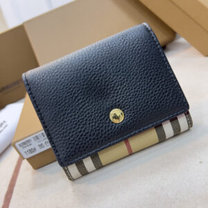 Burberry Vintage Check Canvas Short Wallet