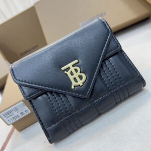 Burberry Vintage Quilted Lambskin Folding Wallet