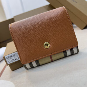 Burberry Vintage Check Canvas Bifold Wallet