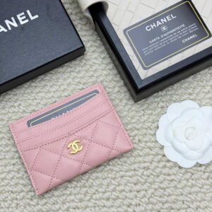 Chanel 2025 Mini Lambskin Card Holder