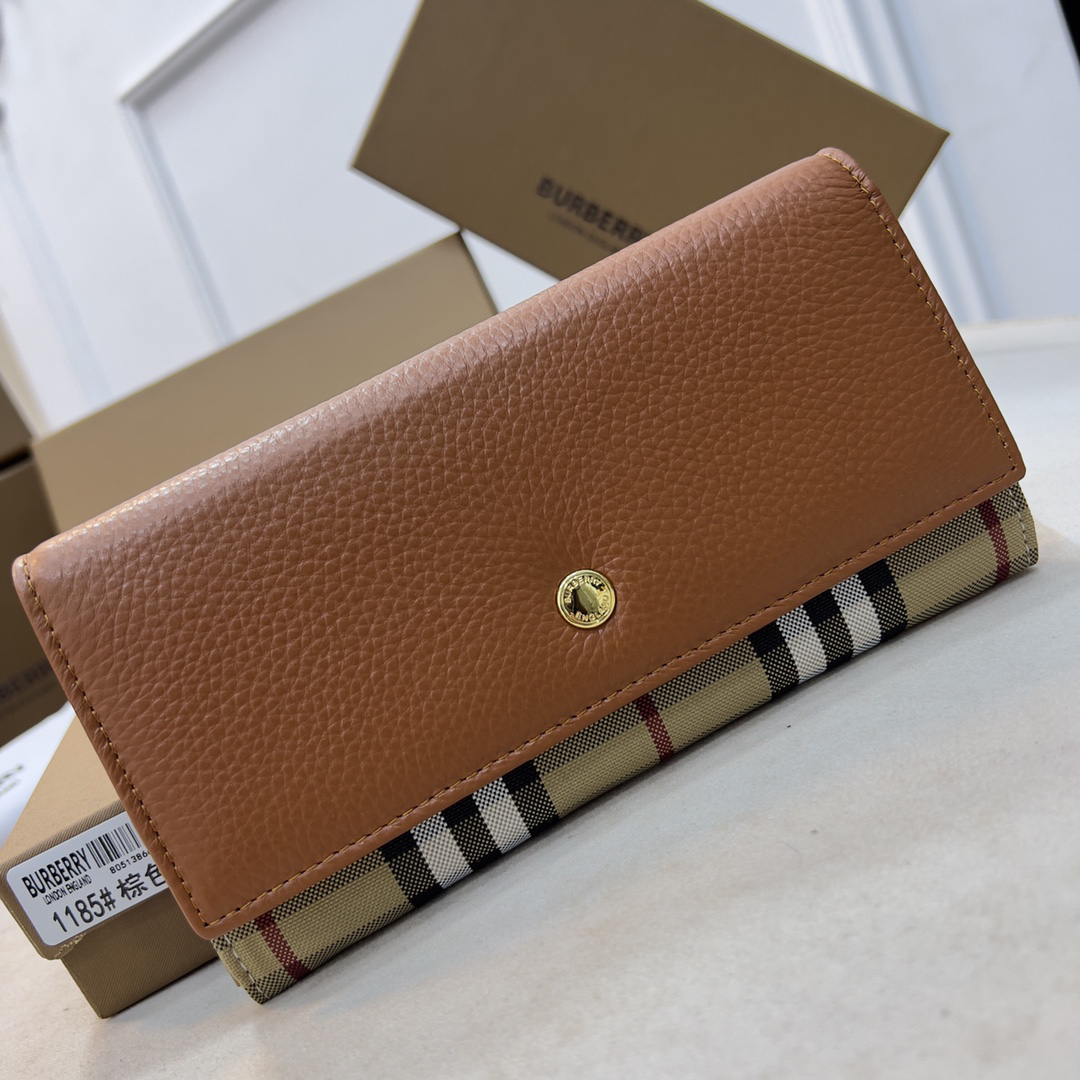 Burberry Vintage Check Long Wallet
