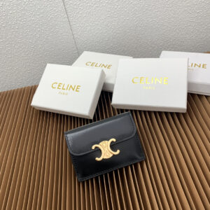 CELINE Triomphe Canvas Card Holder
