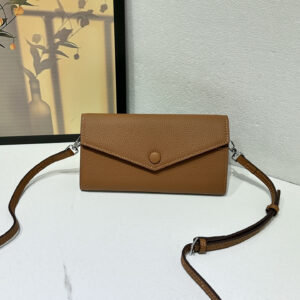 Hermès R.M.S Evercolor Togo Leather Long Wallet Crossbody Bag